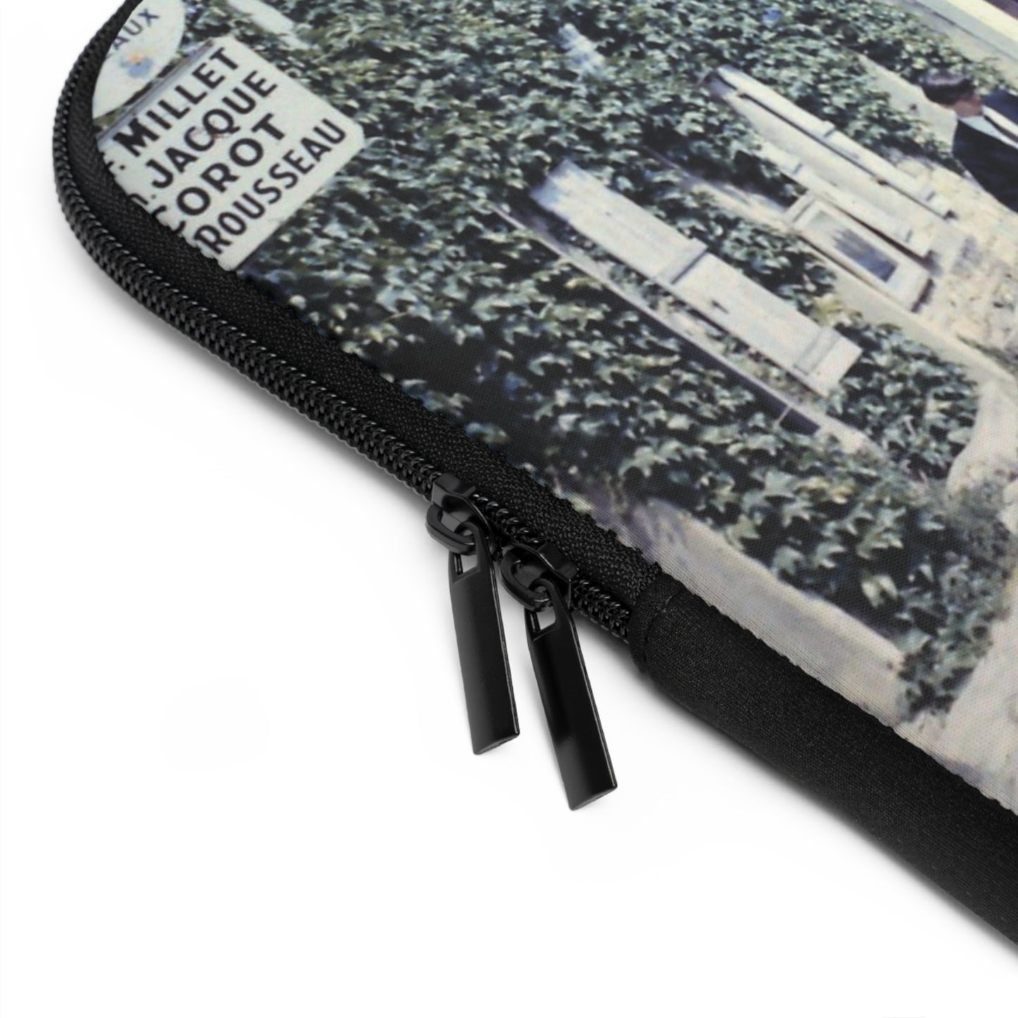 Vintage Paris Shopping Laptop Sleeve