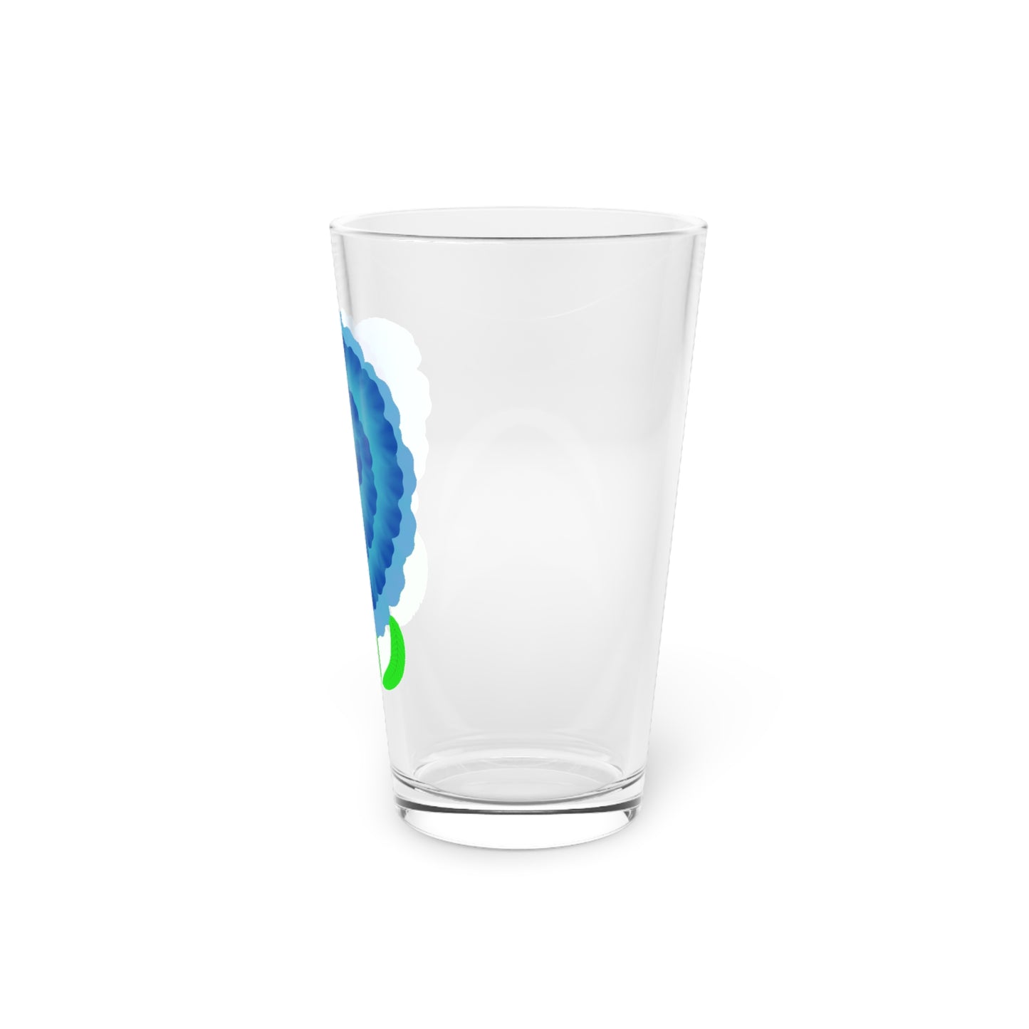 Fantasy Flora No 2 Pint Glass, 16oz