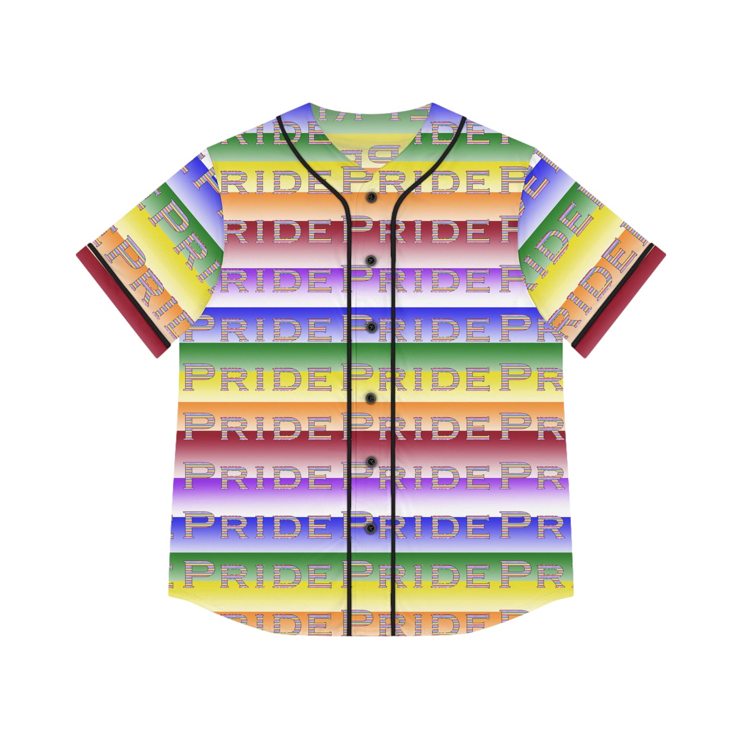 Pride LGBTQ Women's Baseball Jersey (AOP)