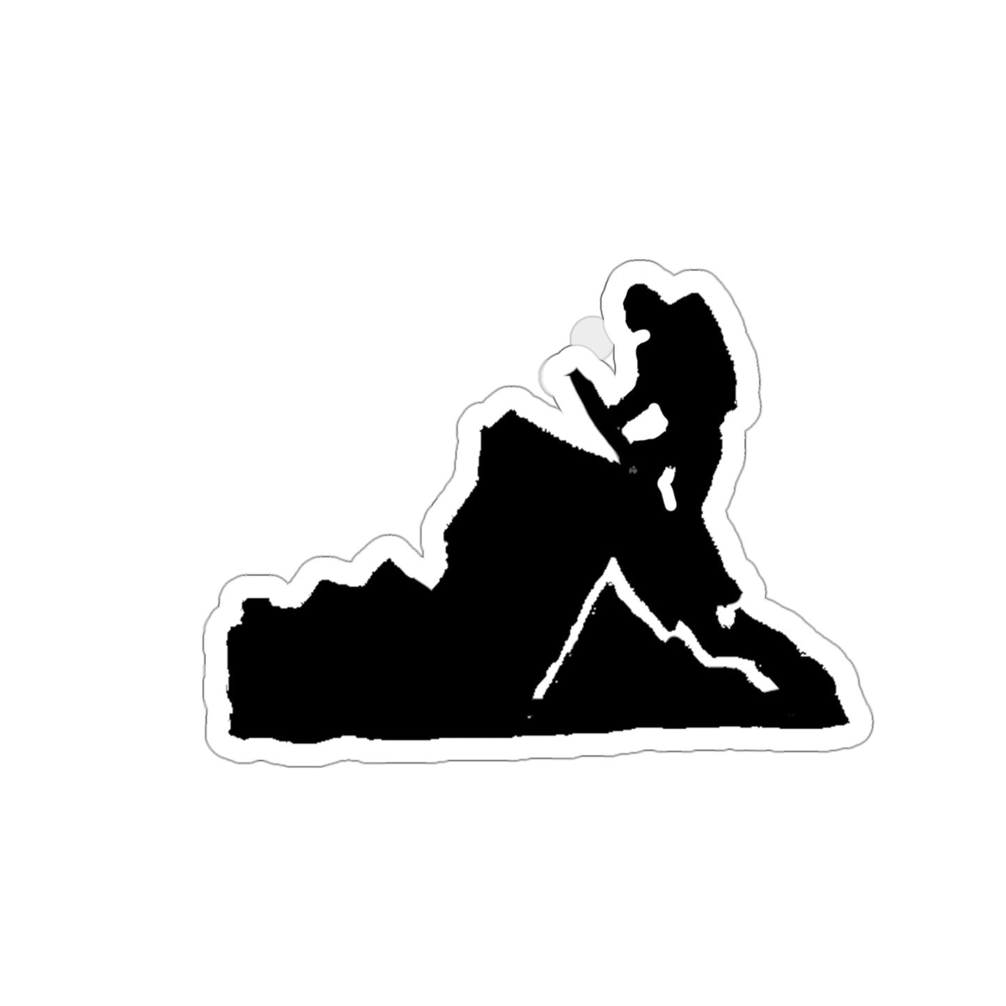 Climbing Everest Kiss-Cut Stickers