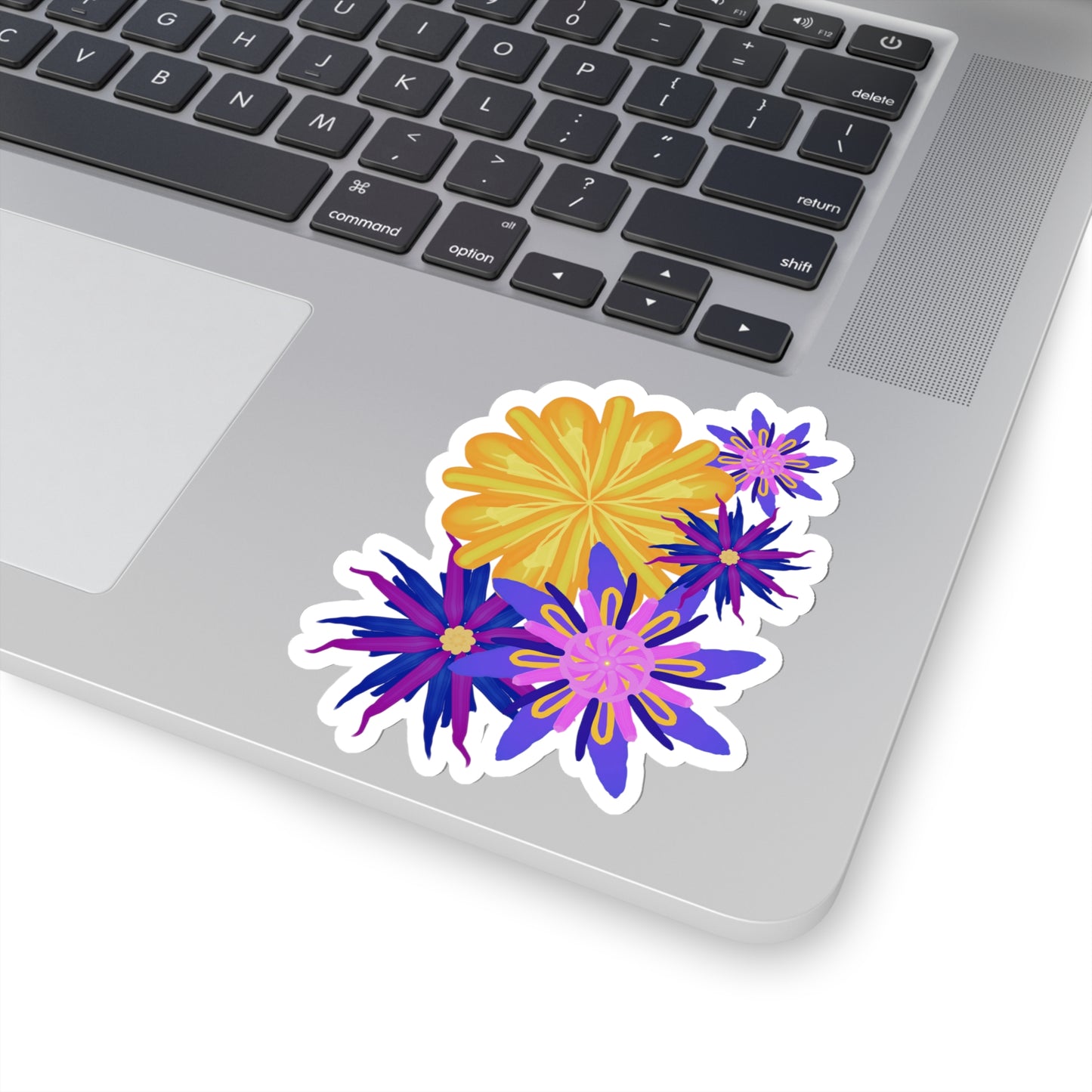 Fanciful Flowers Kiss-Cut Stickers