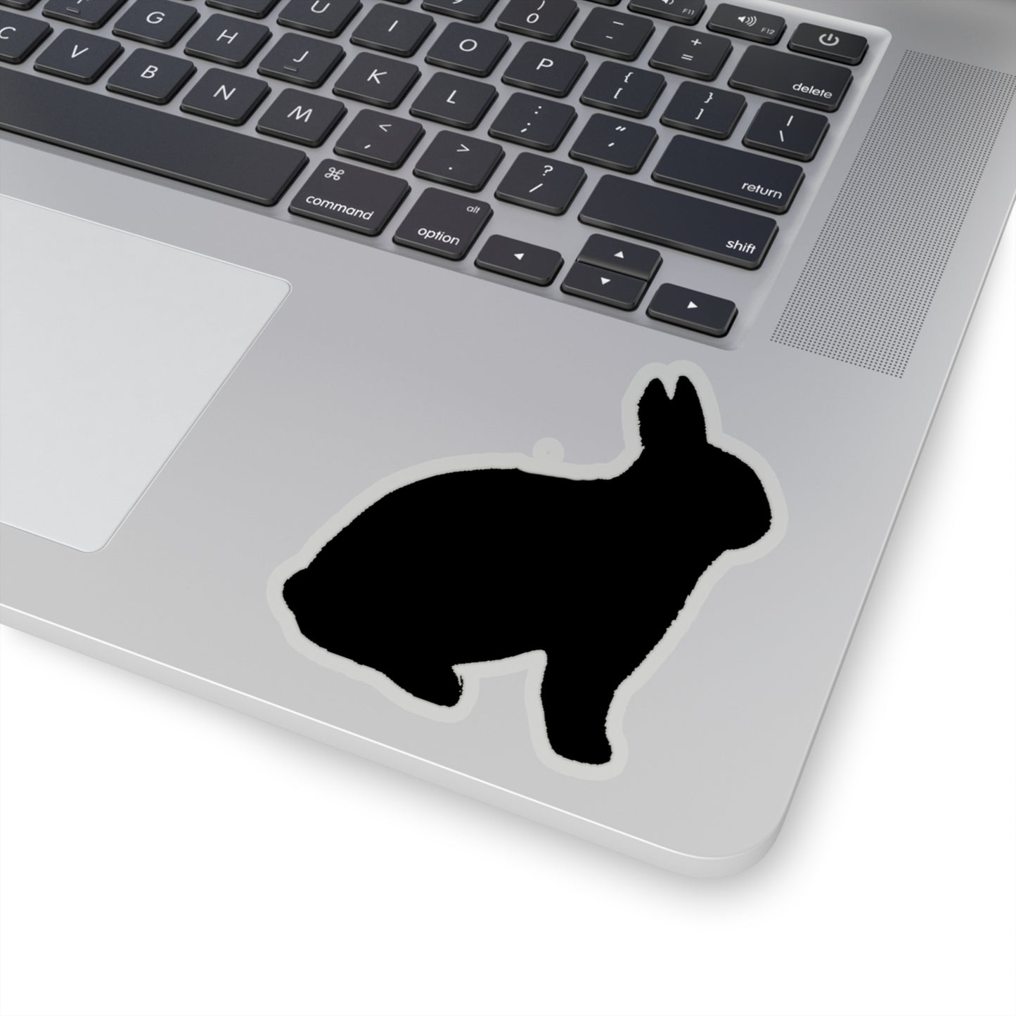 Bunny Silhouette Kiss-Cut Stickers