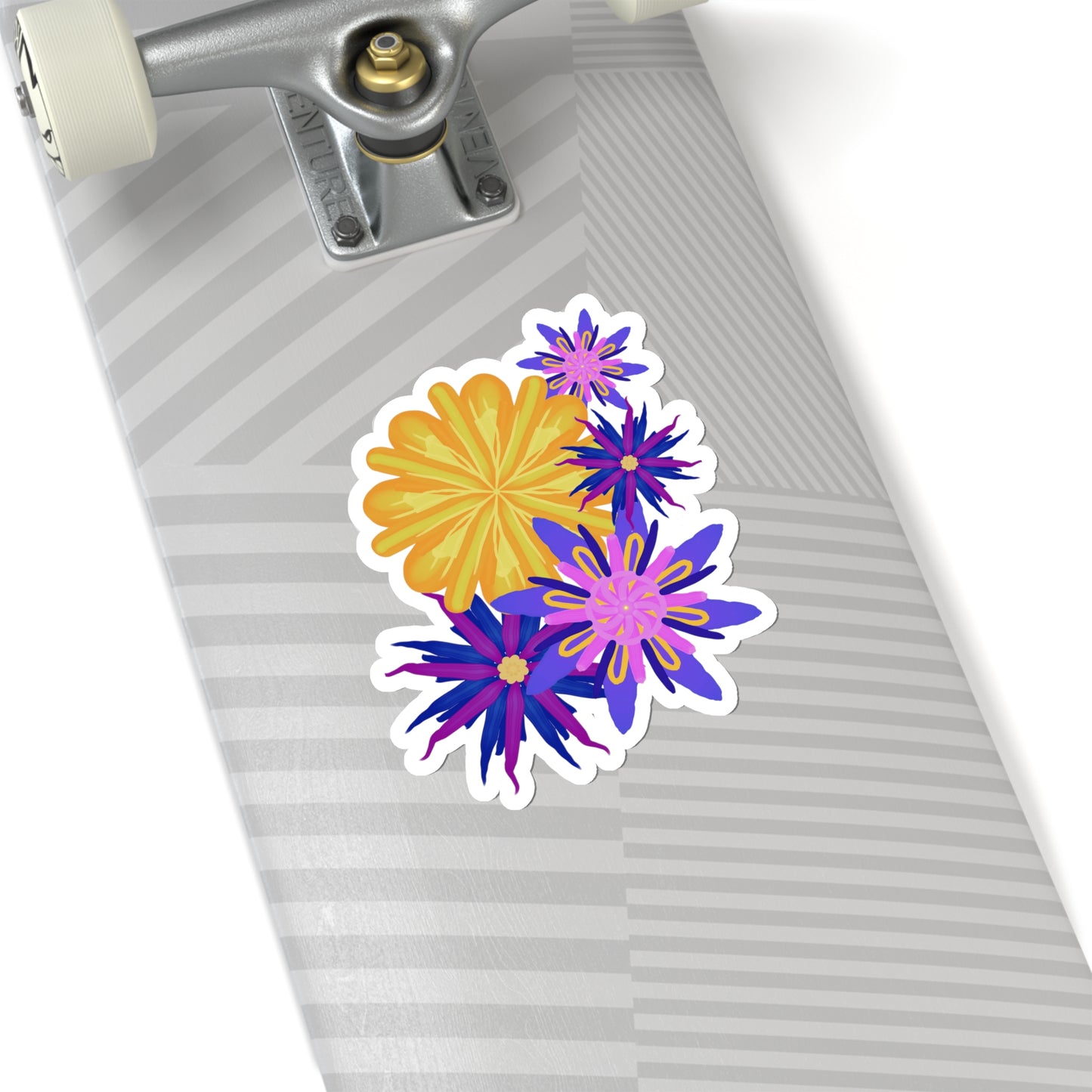 Fanciful Flowers Kiss-Cut Stickers