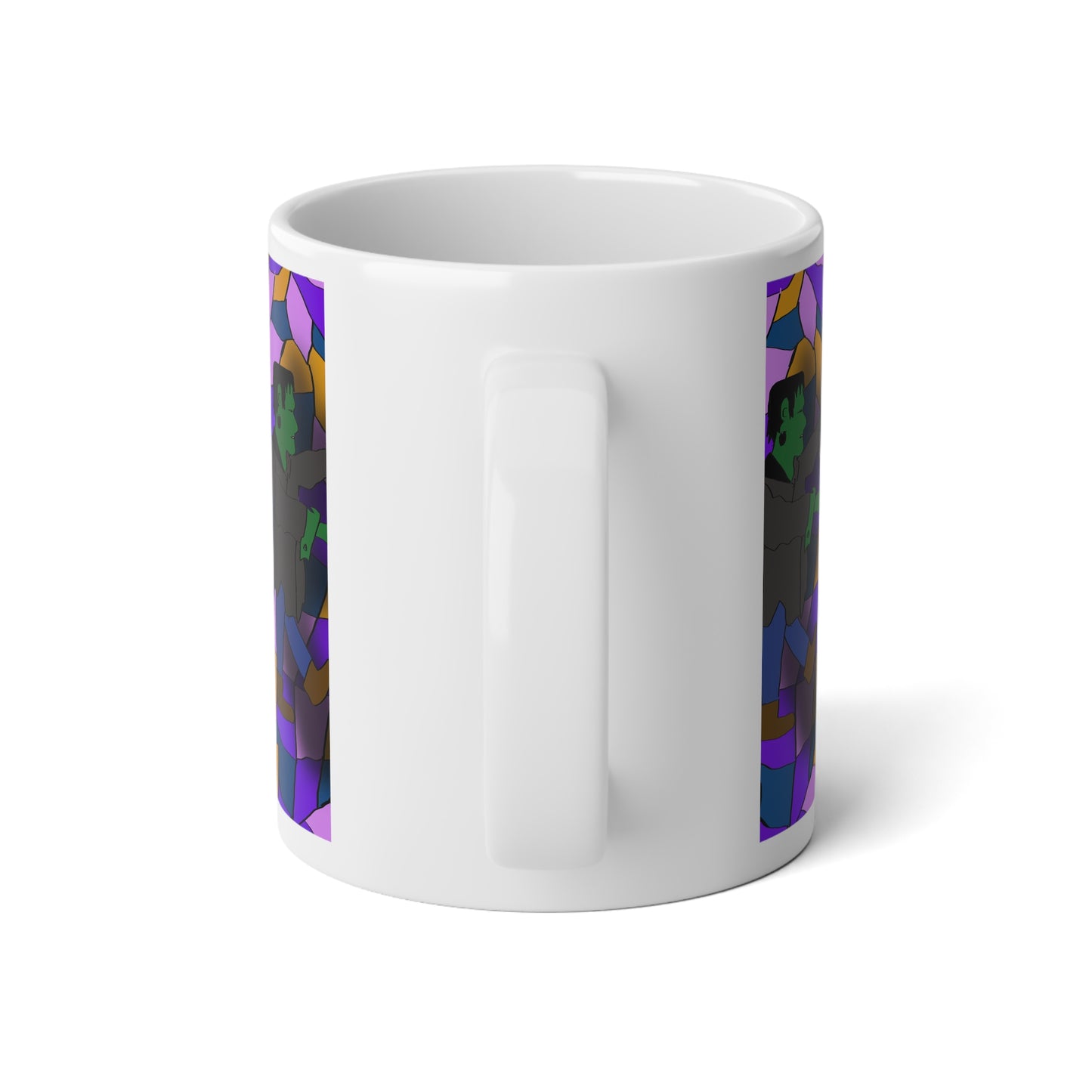 Frankenstein Jumbo Mug - 20oz, Retro Art, Unique Gift, Coffee Lover, Halloween Decor, Collectible Drinkware