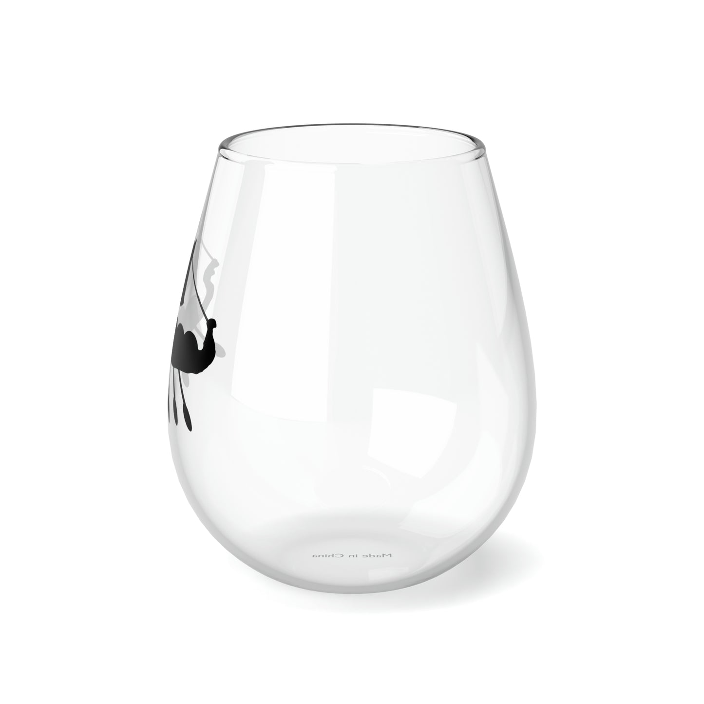Viking Ship Stemless Wine Glass, 11.75oz