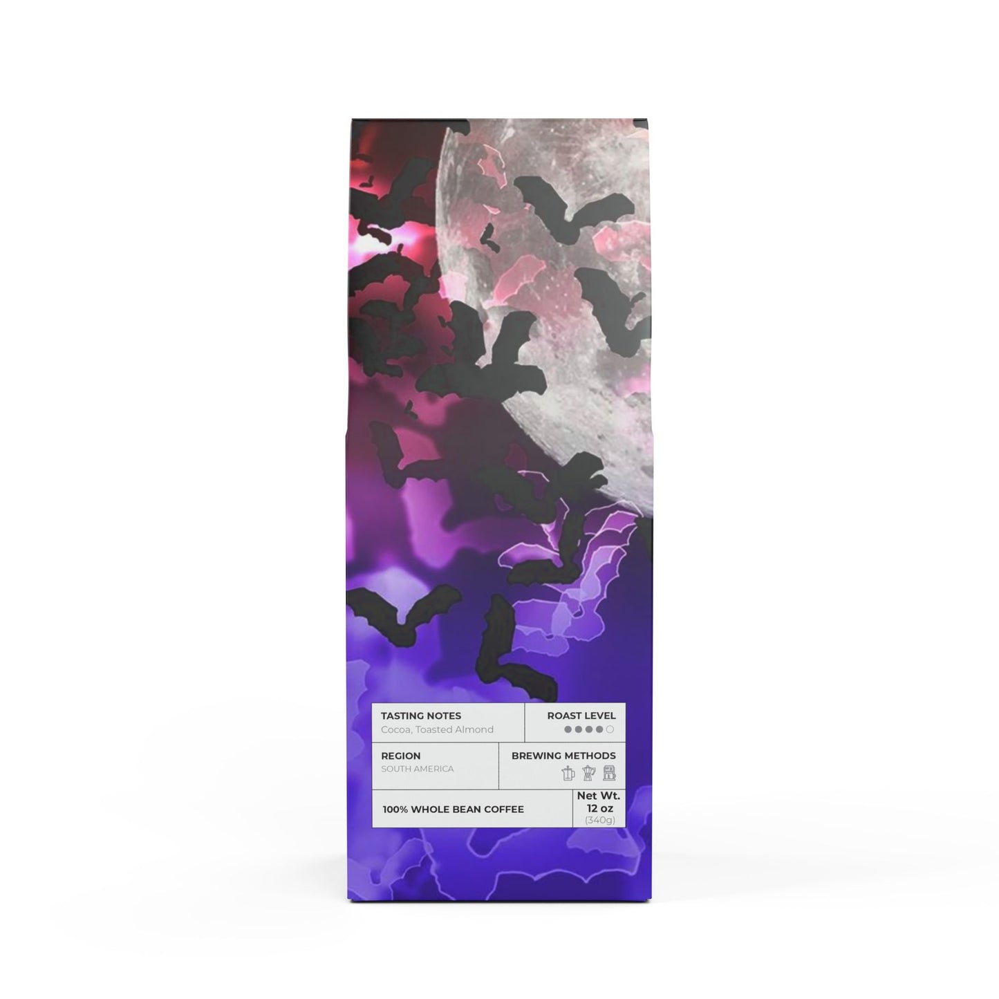 Bokeh Light Bats Party Favor Cascades Coffee Blend (Medium-Dark Roast)