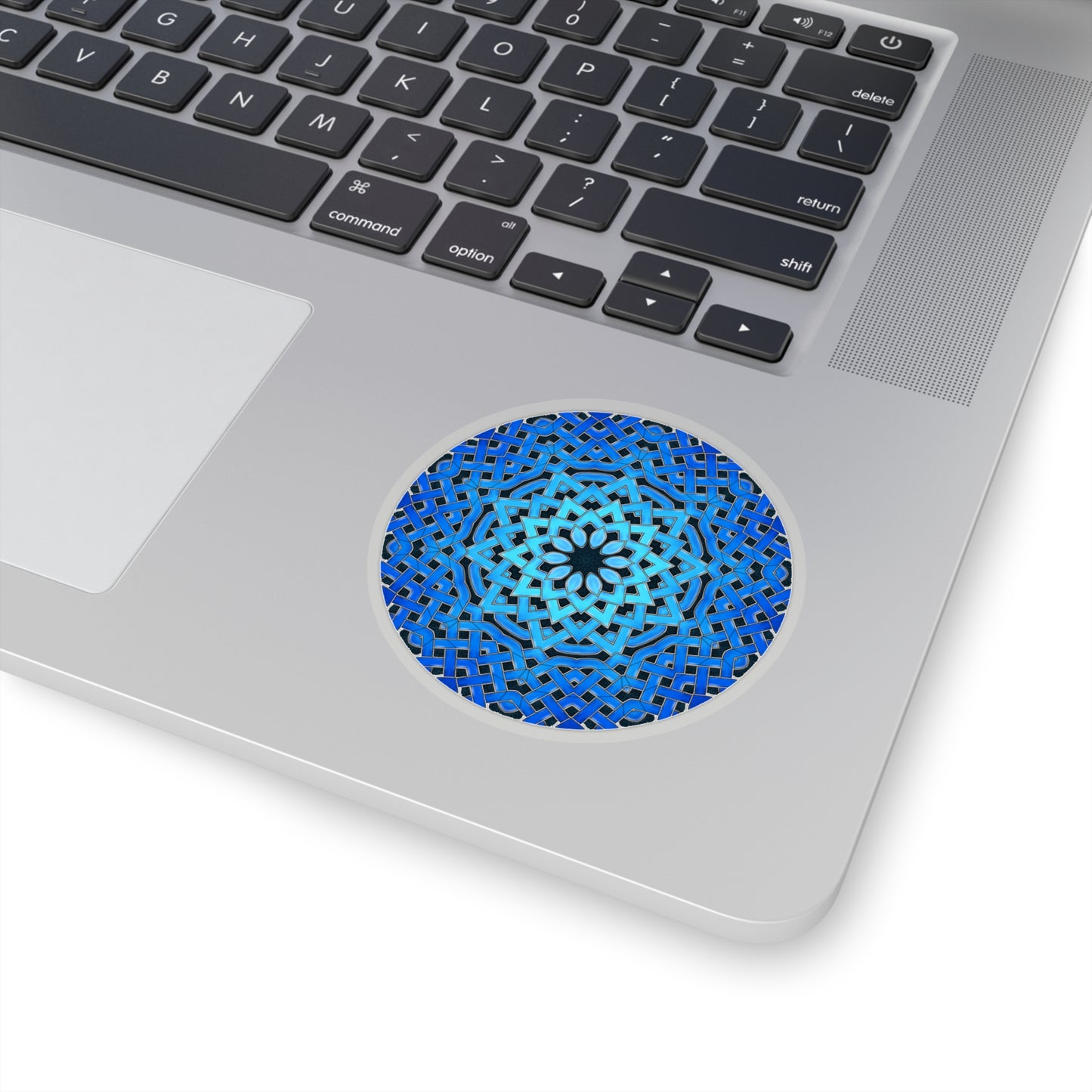 Blue Celtic Star Kiss-Cut Stickers