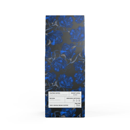 Blue Roses On Black Party Favor Broken Top Coffee Blend (Medium Roast)