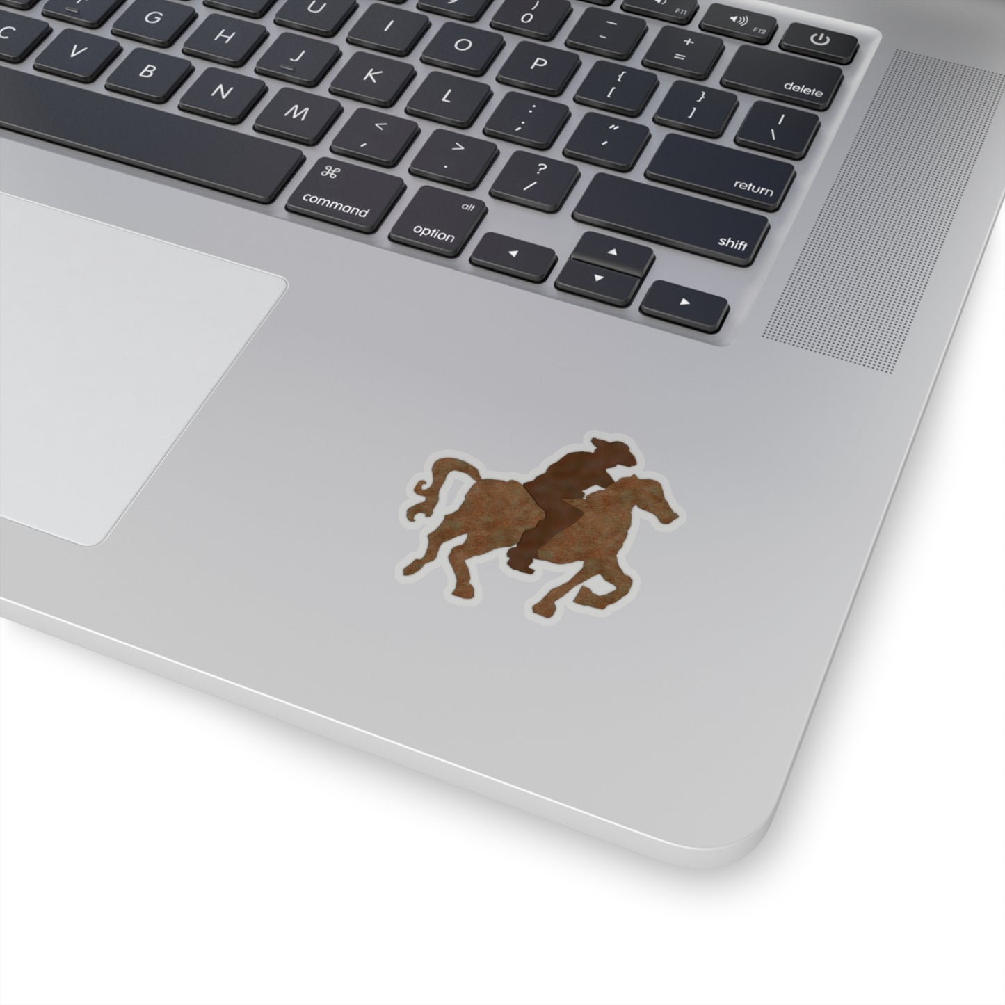 Cowboy on a Horse Kiss-Cut Stickers
