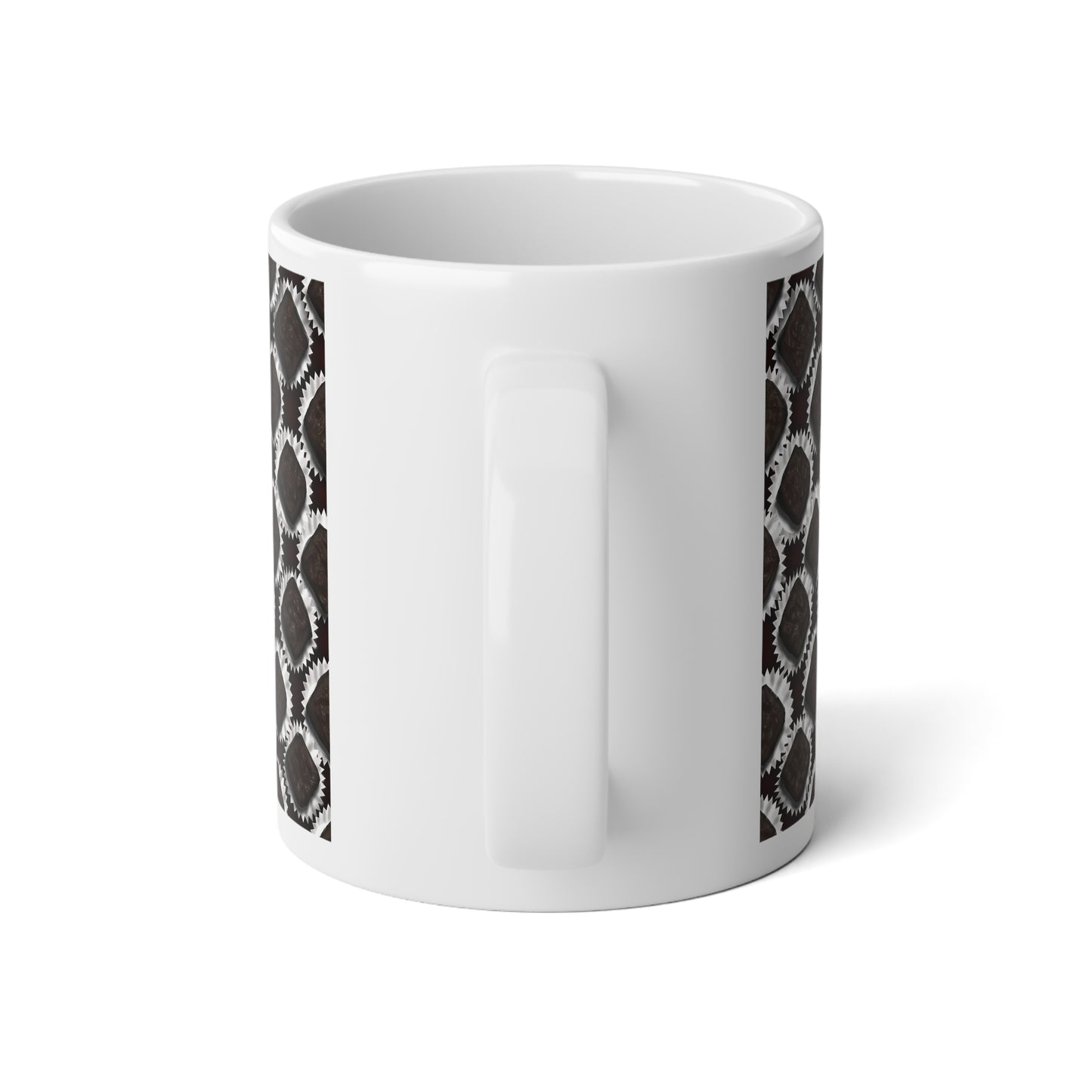 Box of Chocolates Jumbo Mug for Coffee Lovers, Large Artisan Drinkware, Unique Gift for Housewarming, Birthday, or Everyday Use