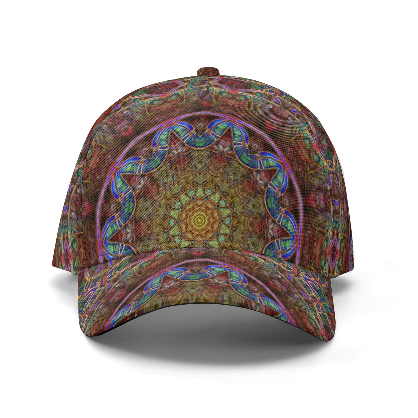 Pink Windy Kaleidoscope All Over Printing Baseball Caps