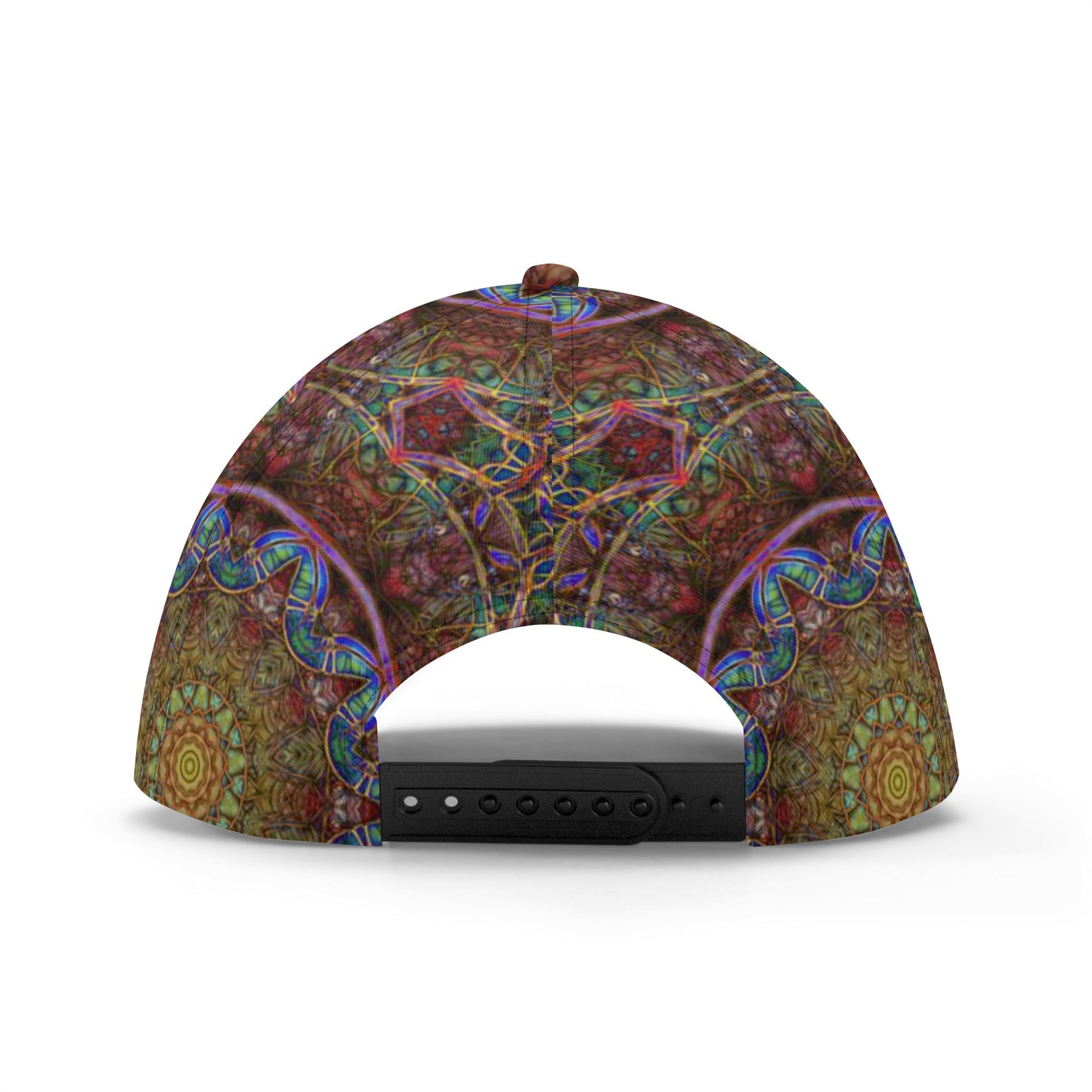Pink Windy Kaleidoscope All Over Printing Baseball Caps
