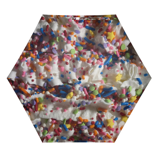 Rainbow Sprinkles on Whipped Cream Fully Auto Open & Close Umbrella Printing Outside