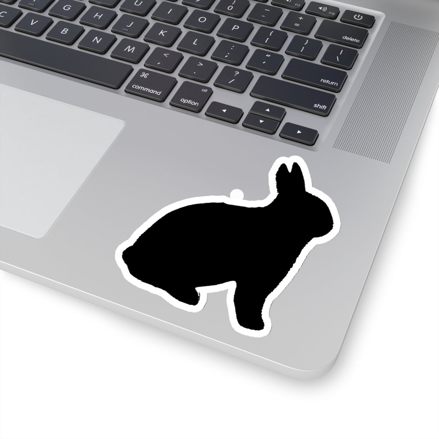 Bunny Silhouette Kiss-Cut Stickers