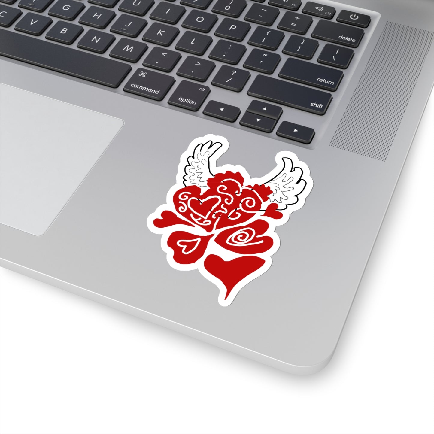 Hearts and Wings Kiss-Cut Stickers