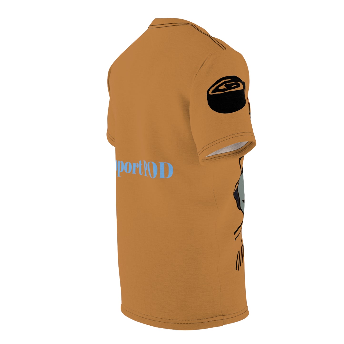 Support POD Unisex Cut & Sew Tee (AOP)