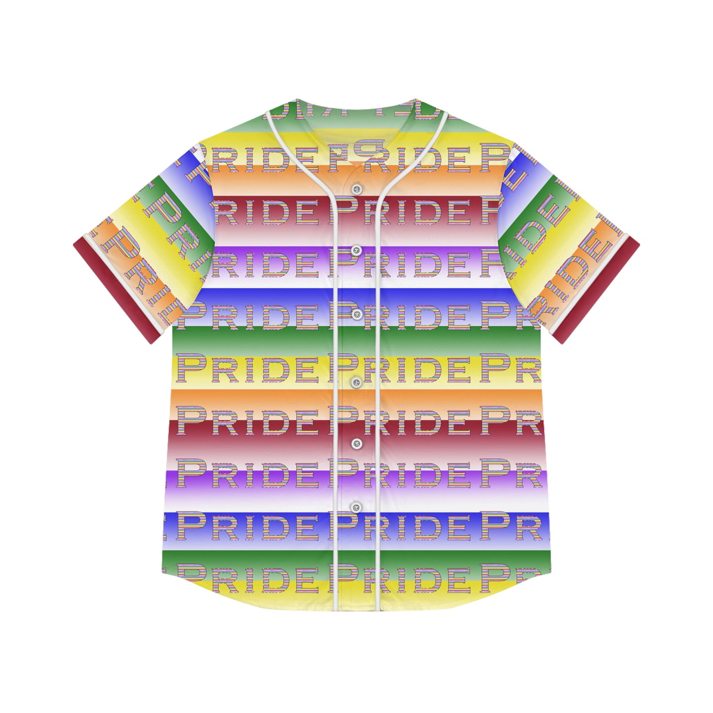 Pride LGBTQ Women's Baseball Jersey (AOP)