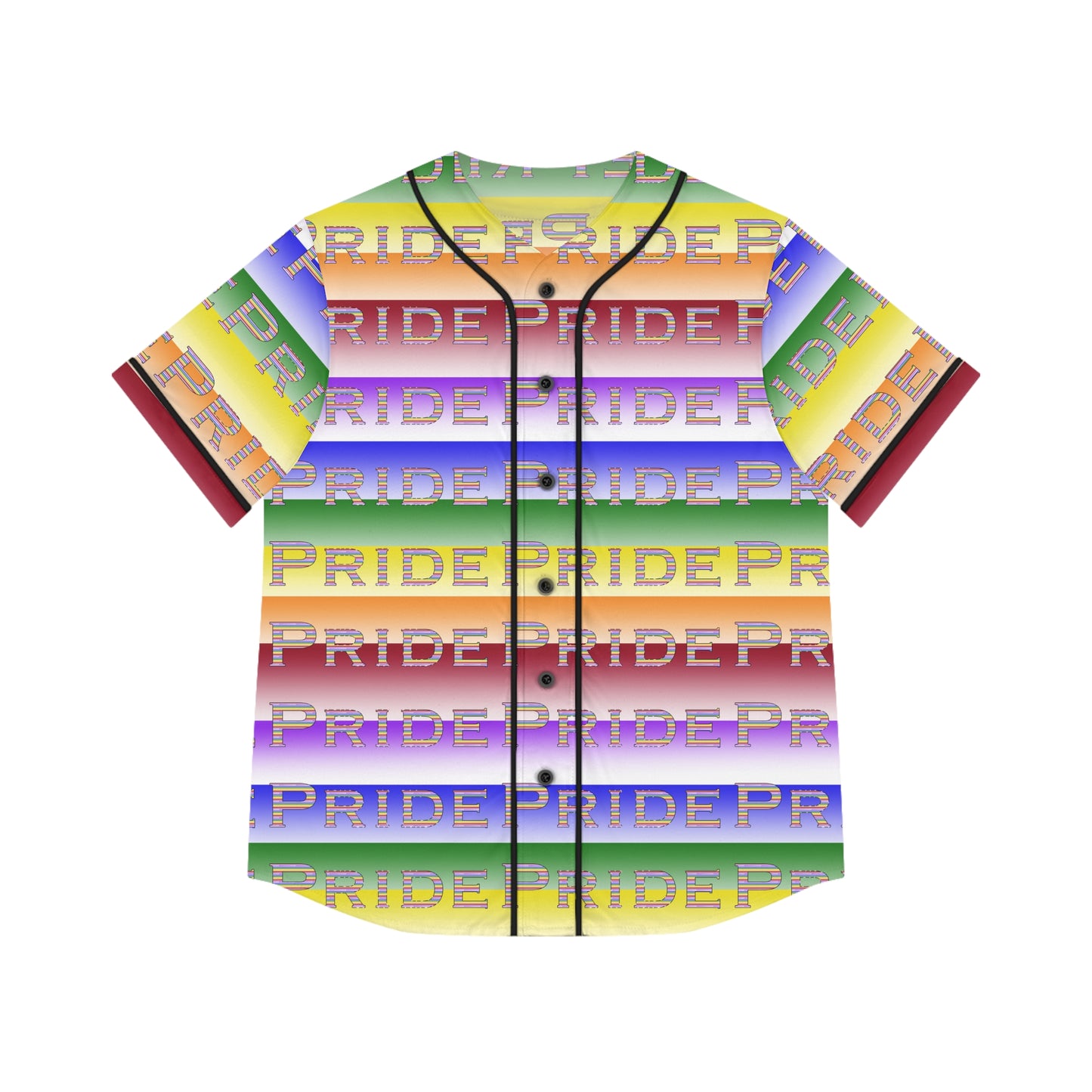 Pride LGBTQ Women's Baseball Jersey (AOP)