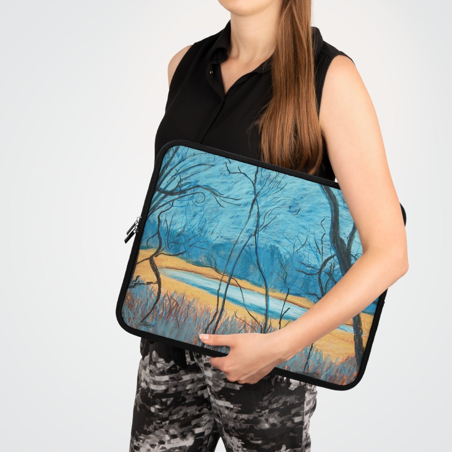 Marsh Lake Pastel Laptop Sleeve