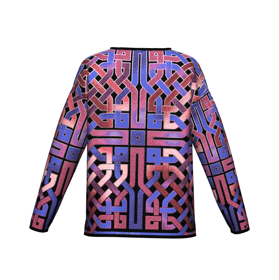 Pink Celtic Knots Sweater