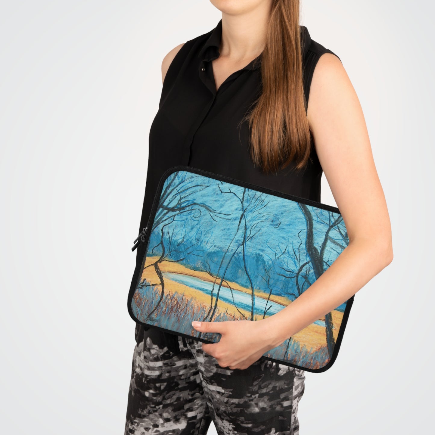 Marsh Lake Pastel Laptop Sleeve