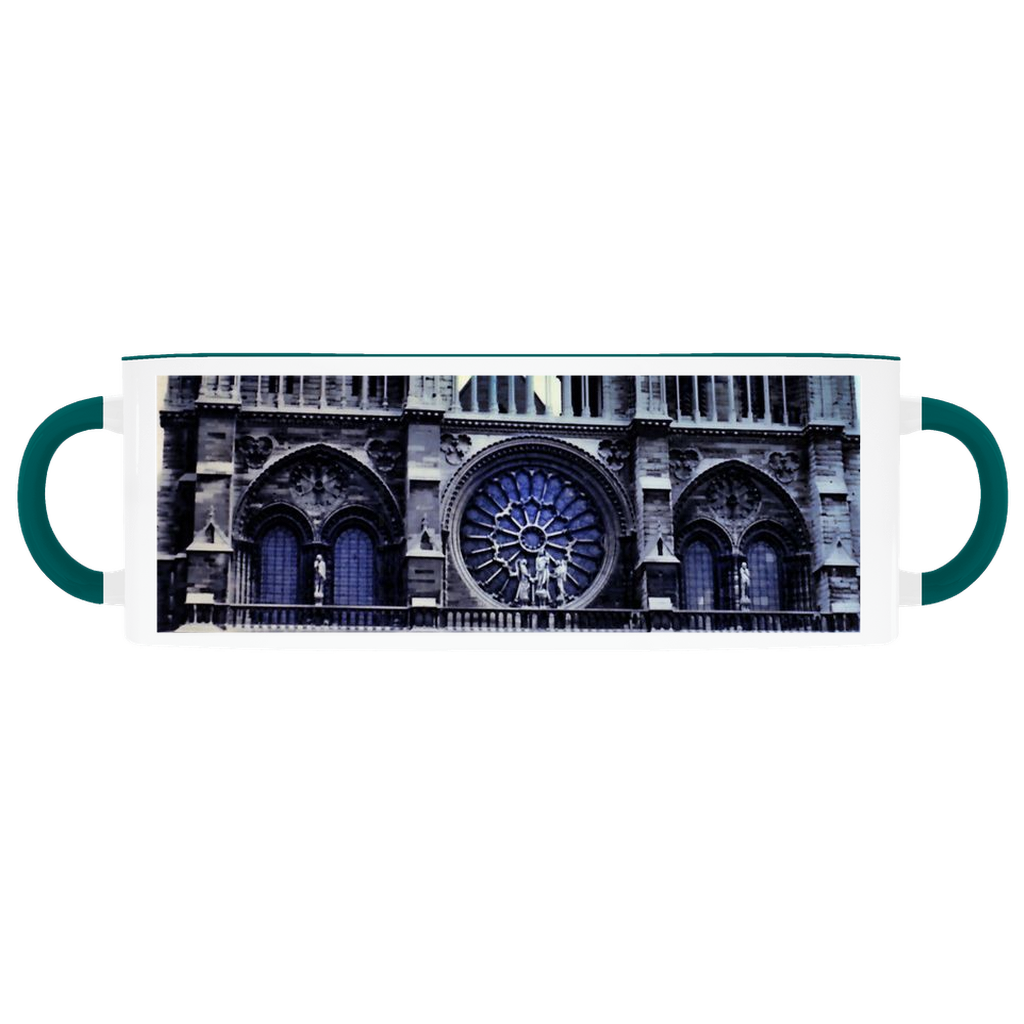 Cathedral Windows Dark Accent Mugs