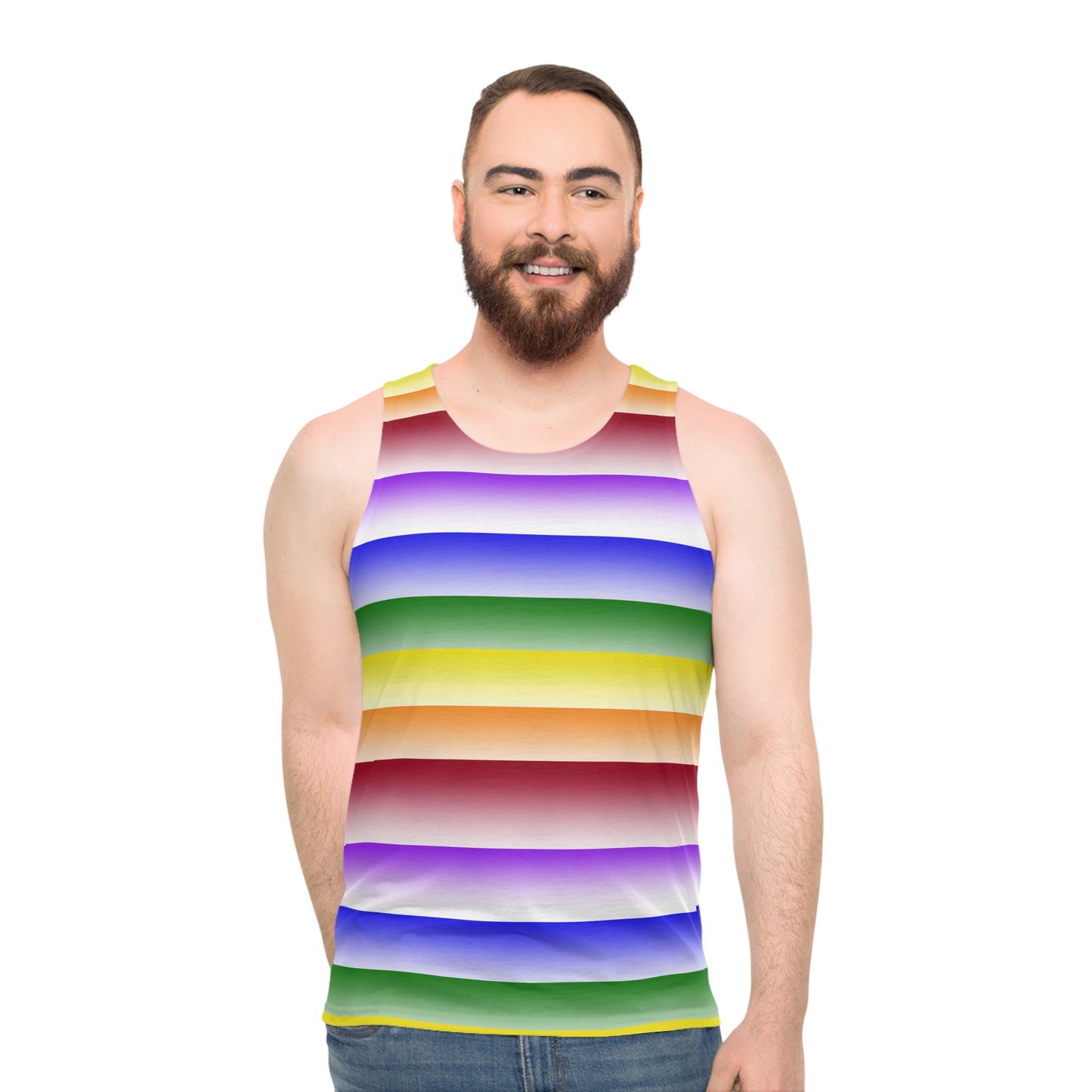 Pride Rainbow Unisex Tank Top (AOP)