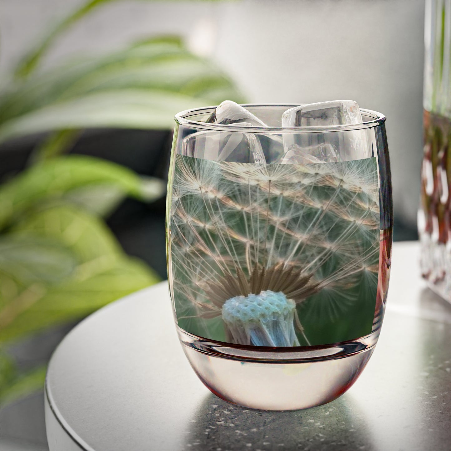 Dandelion Wish Whiskey Glass