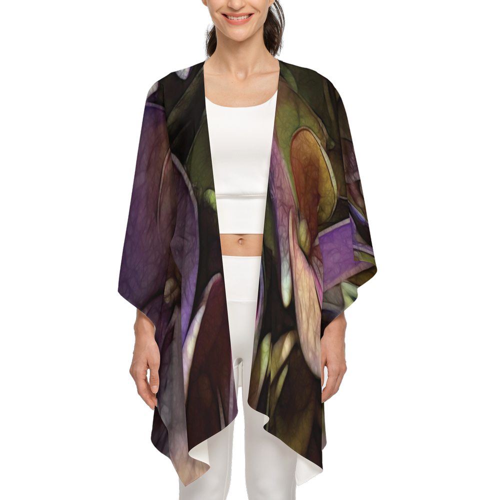 October Flowers 5 Women's Silky-like Wrap-Ultra-Soft and Smooth