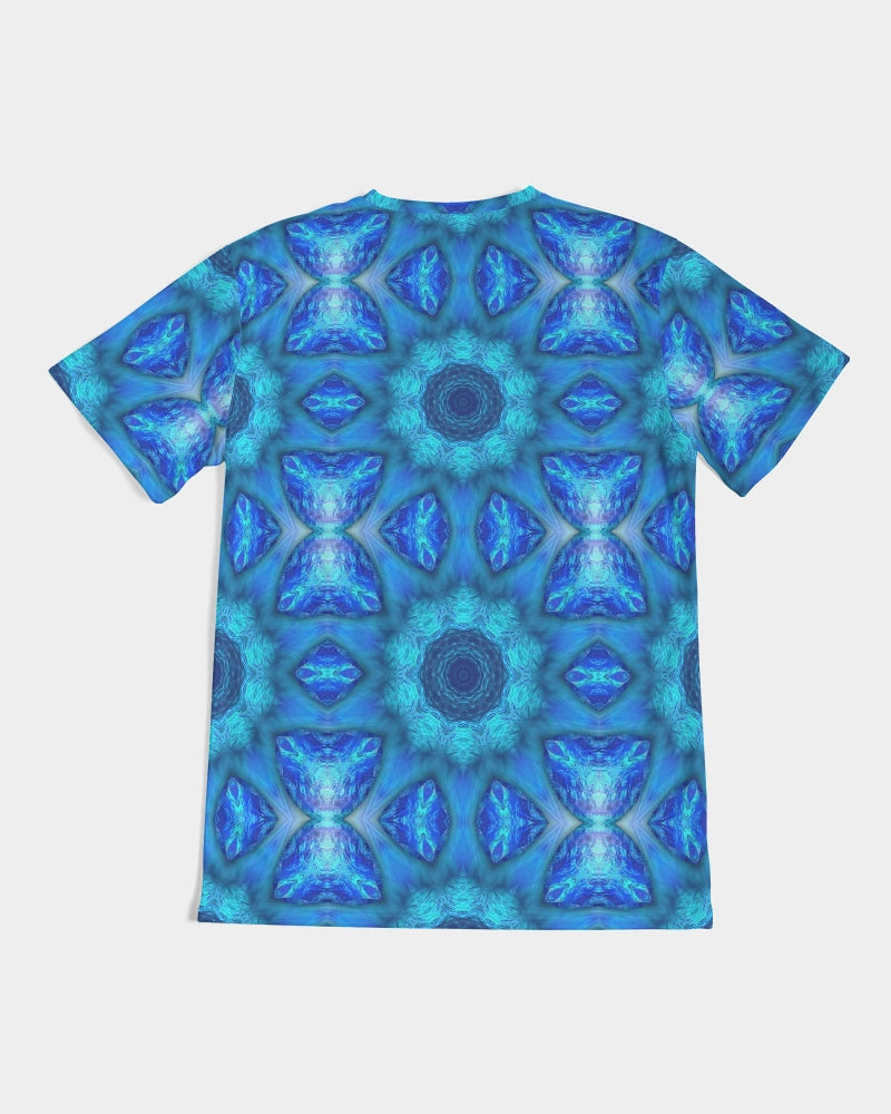Blue Ocean Kaleidoscope Men's All-Over Print Tee