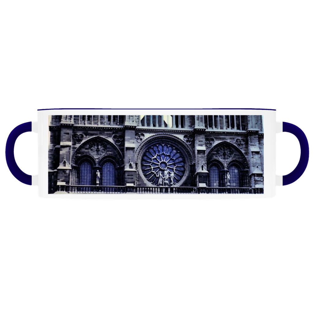 Cathedral Windows Dark Accent Mugs