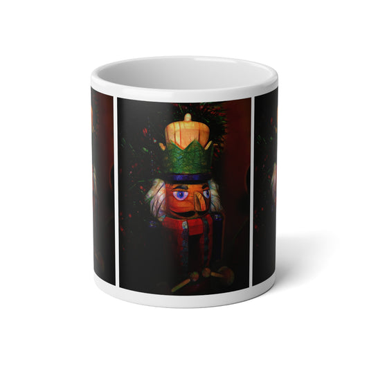 Nutcracker Christmas Mug — 20oz Jumbo Holiday Coffee Cup