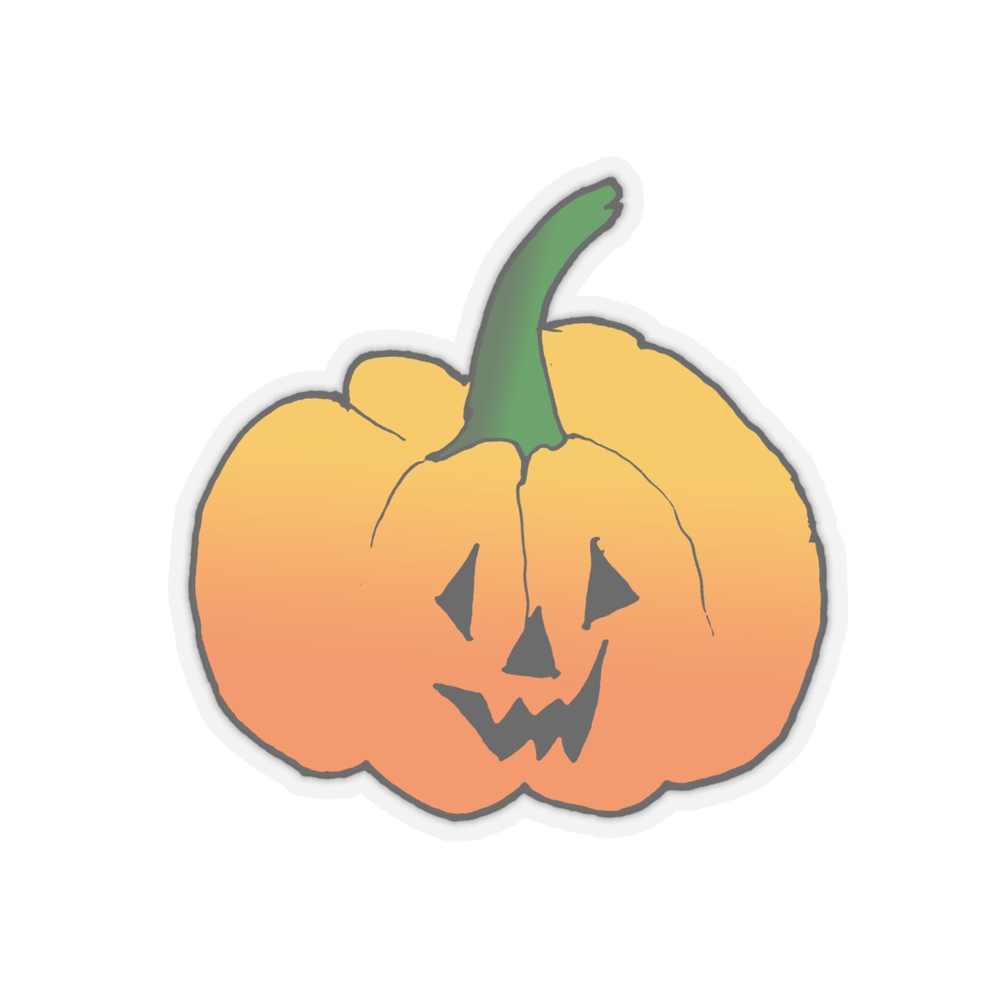 Jack O Lantern Kiss-Cut Stickers