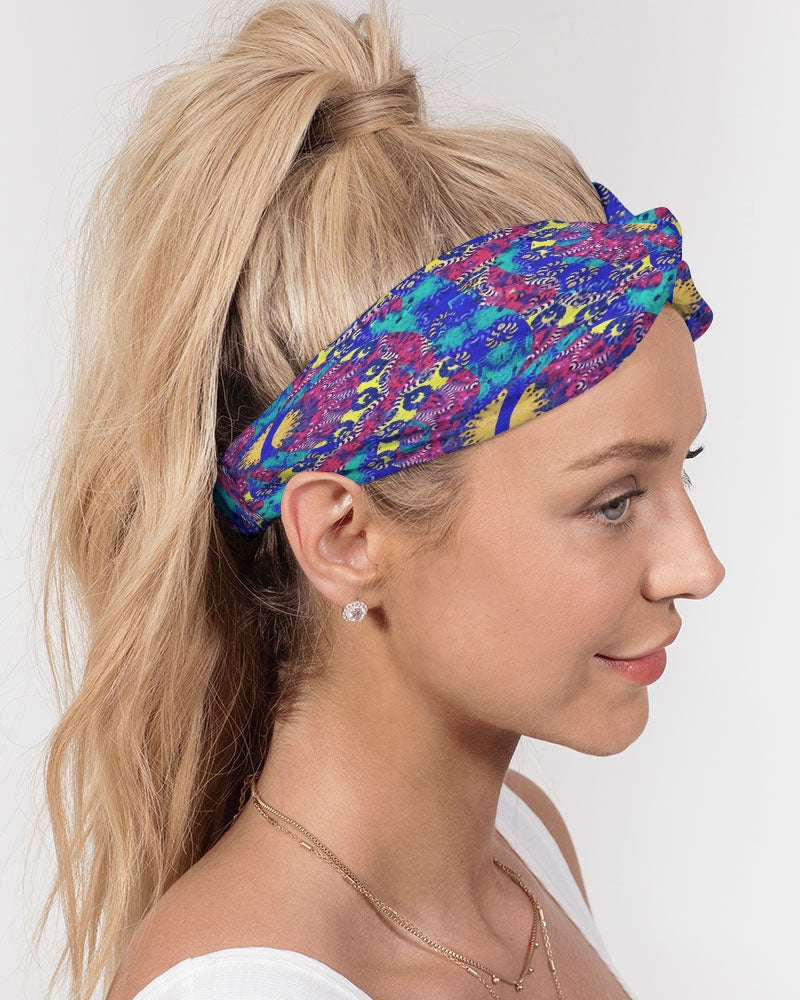 Caribbean Grafitti Twist Knot Headband Set
