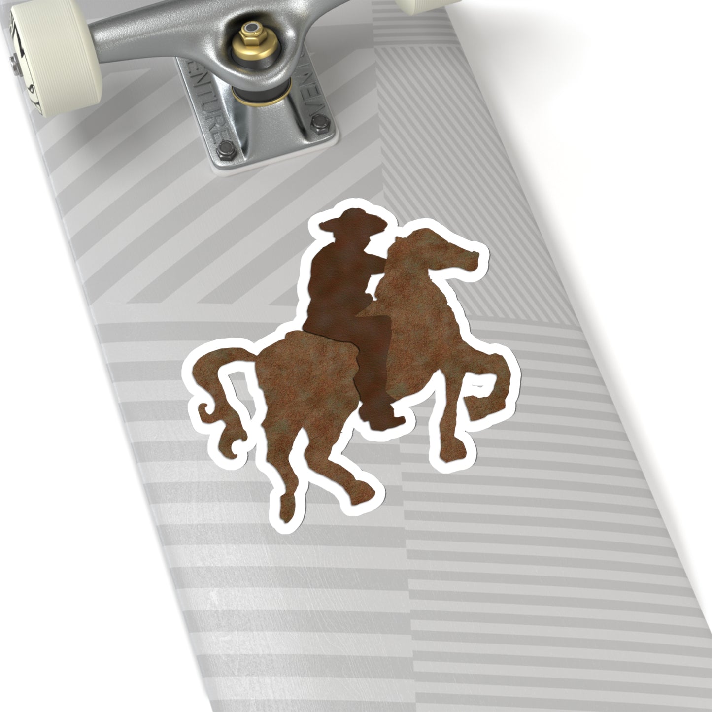Cowboy on a Horse Kiss-Cut Stickers