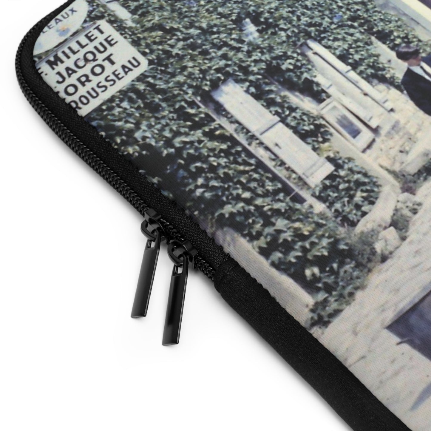 Vintage Paris Shopping Laptop Sleeve