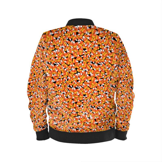 Candy Corn Pattern Mens Bomber Jacket