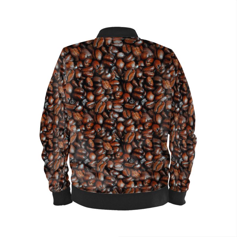 Coffee Beans Mens Bomber Jacket