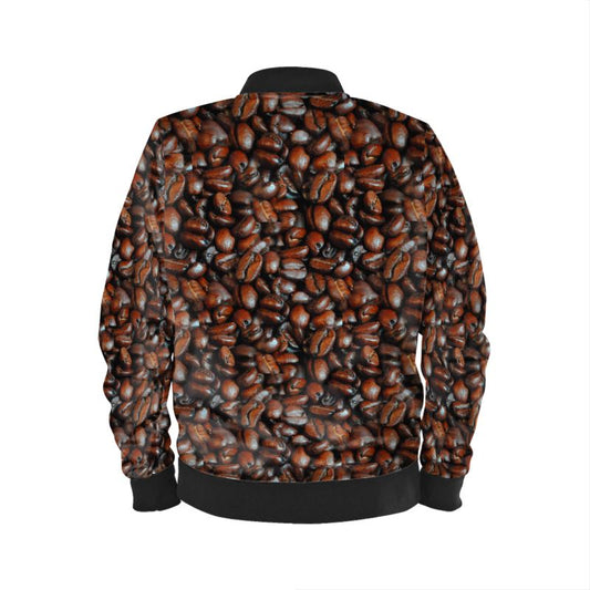 Coffee Beans Mens Bomber Jacket