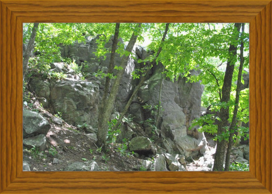Rocky Crags Framed Print