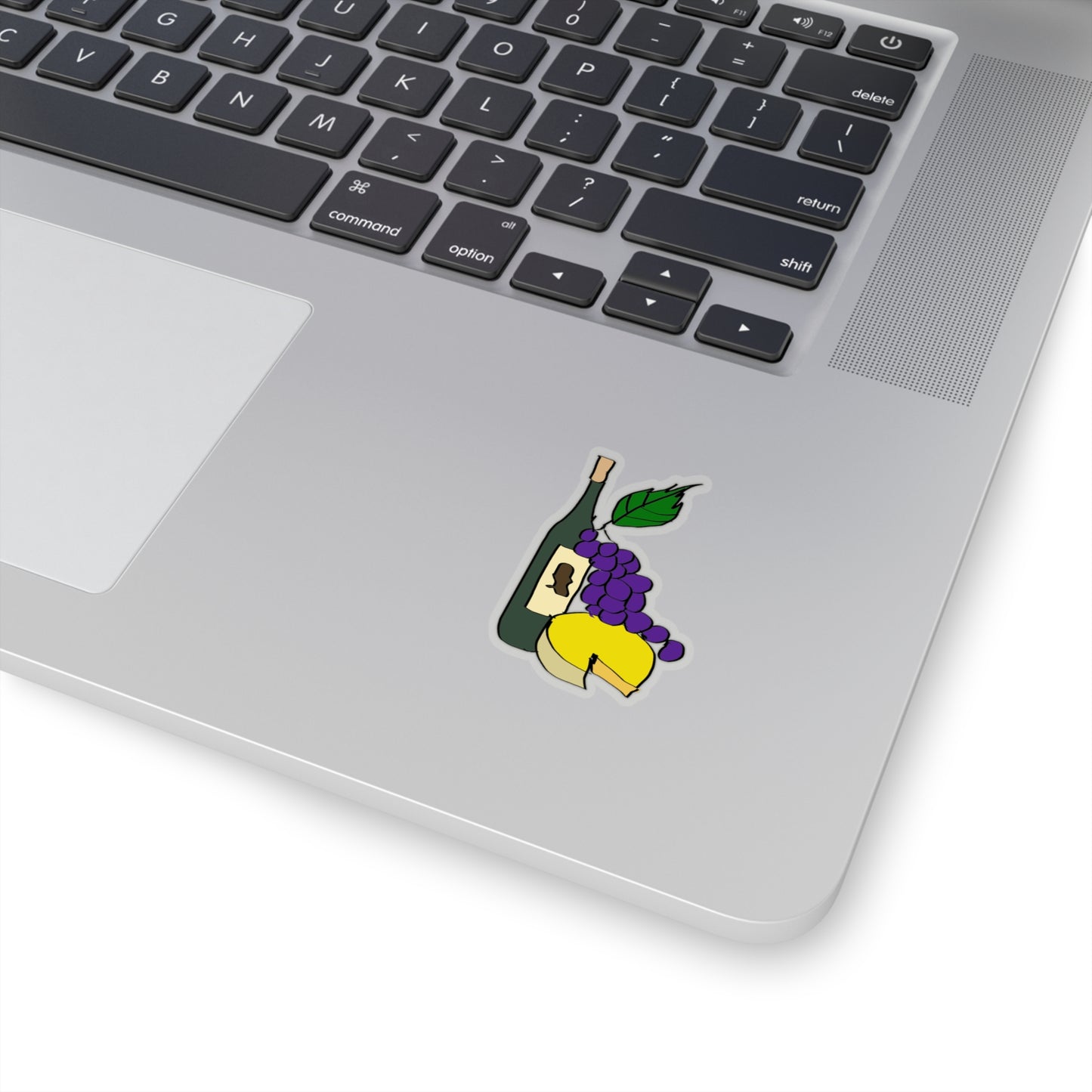 Wine and Cheese Kiss-Cut Stickers