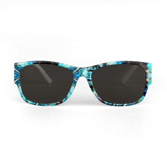 Blue Camo Sunglasses