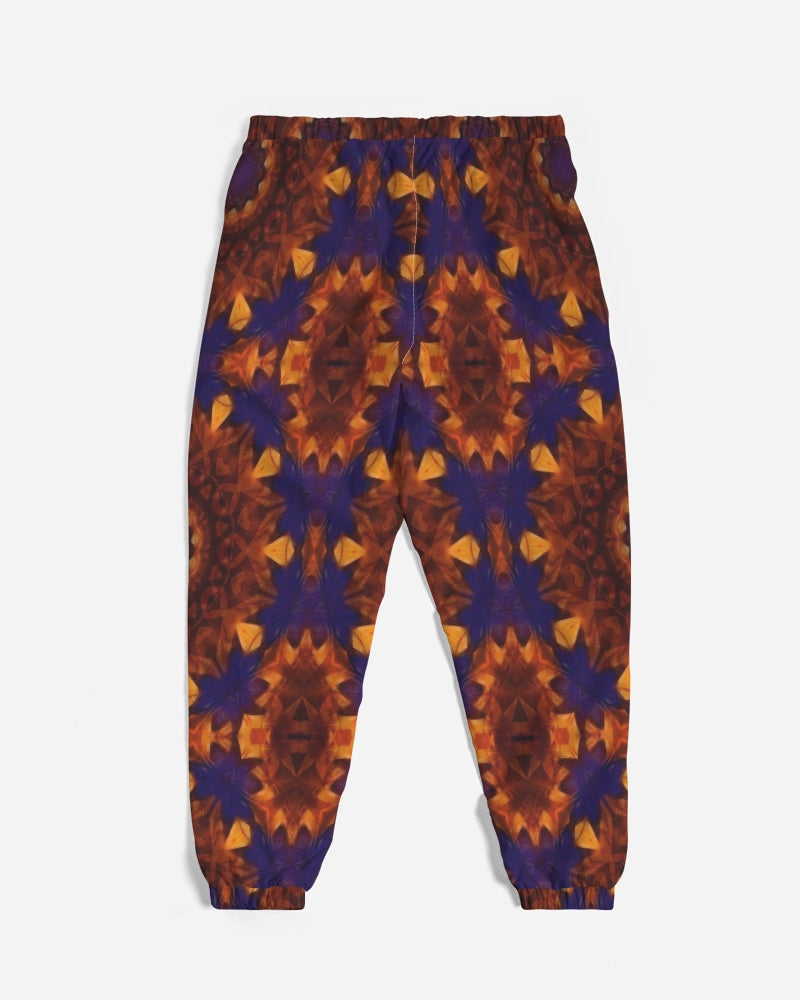 Blue Orange Red Kaleidoscope Men's All-Over Print Track Pants