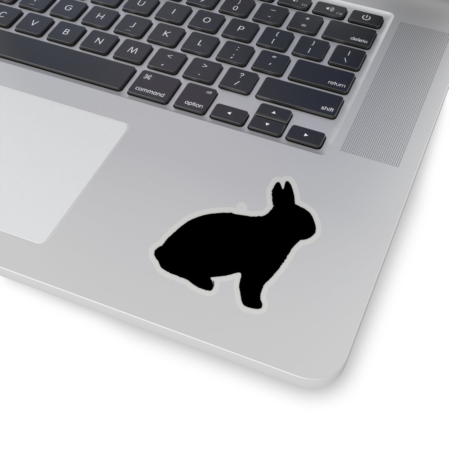 Bunny Silhouette Kiss-Cut Stickers