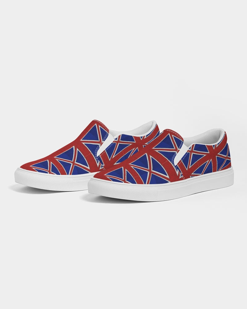 British Flag Pattern Women's Slip-On Canvas Shoe