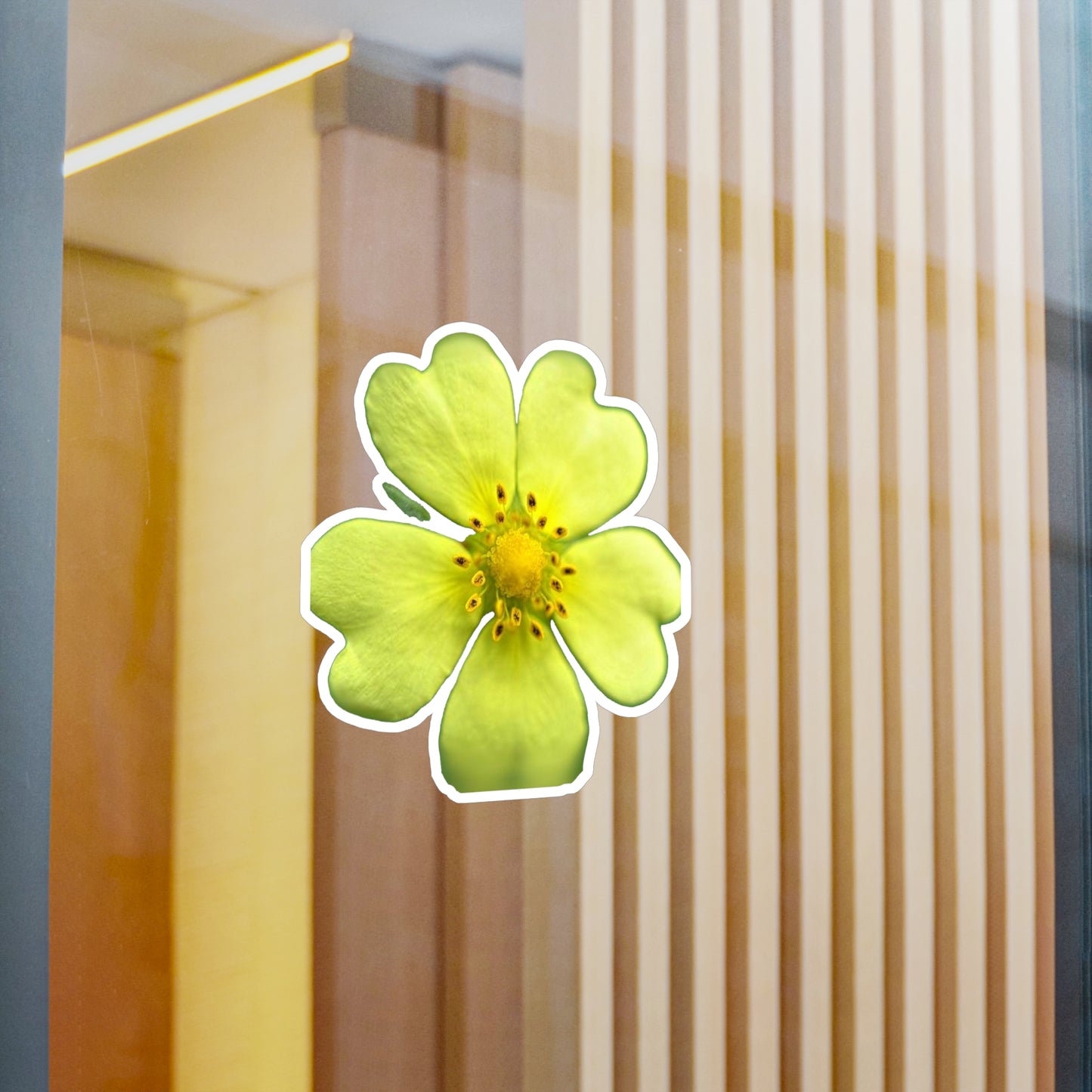 Yellow Wildflower Kiss-Cut Vinyl Decals