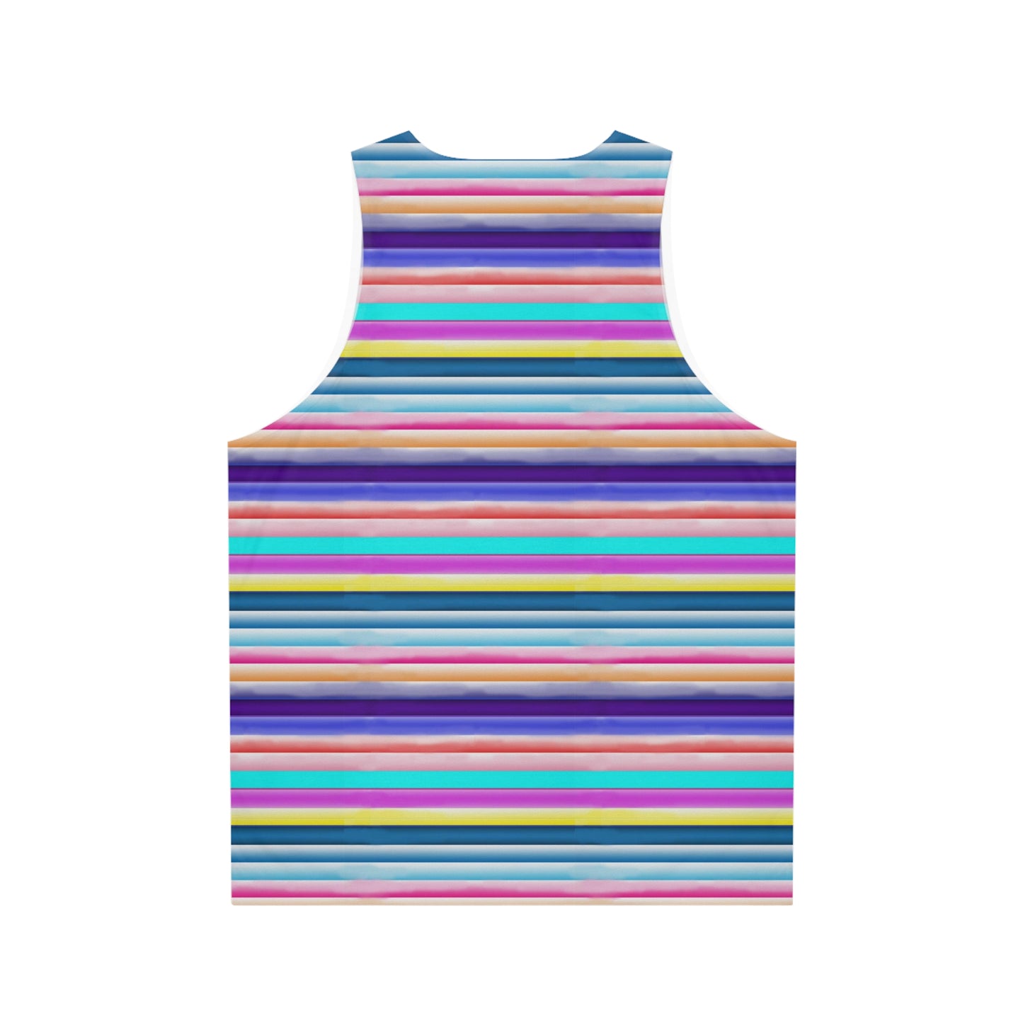 Cotton Candy Stripes Unisex Tank Top (AOP)