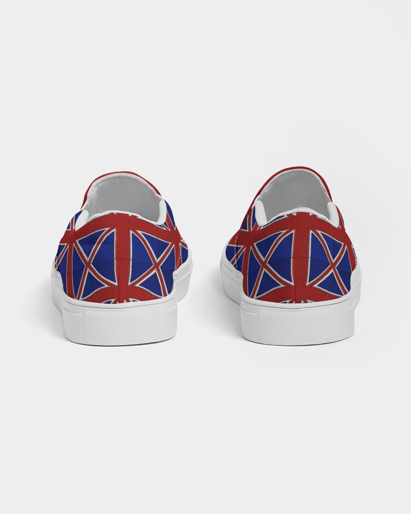 British Flag Pattern Women's Slip-On Canvas Shoe