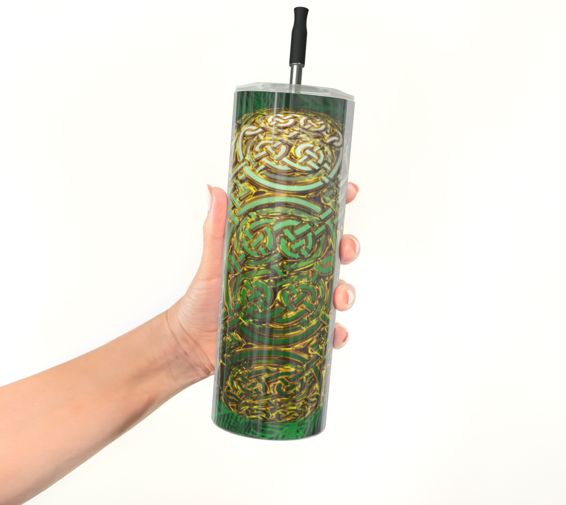 Celtic Ornament Stainless Steel Tumbler