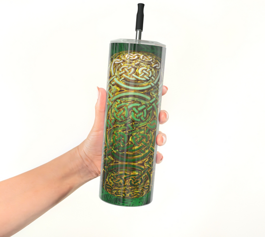 Celtic Ornament Stainless Steel Tumbler